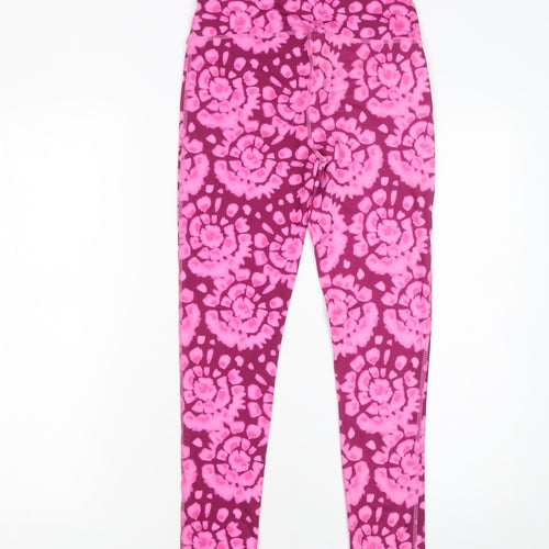 Dunnes Stores Girls Pink Tie Dye Stretch Leggings 10-11 Years