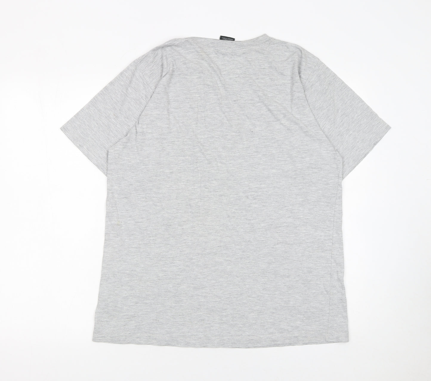 Nike Men's Grey Short Sleeve Crew Neck Cotton T-Shirt Size M