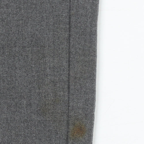 Savida Women’s Grey Cropped Tapered Trousers Size 12