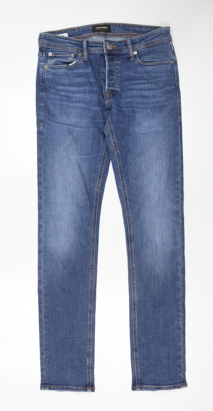 Jack & Jones Men’s Blue Slim Fit Denim Jeans 29W 32L