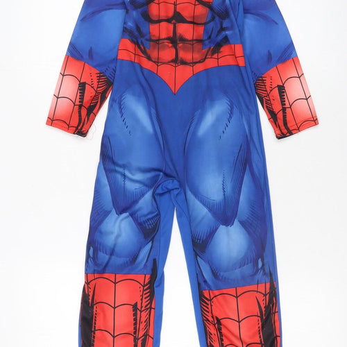 Rubies Boys Blue Red Spider-Man Superhero Catsuit Outfit 5-6 Years