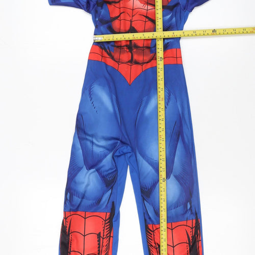 Rubies Boys Blue Red Spider-Man Superhero Catsuit Outfit 5-6 Years