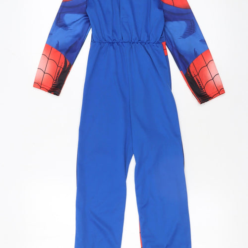 Rubies Boys Blue Red Spider-Man Superhero Catsuit Outfit 5-6 Years