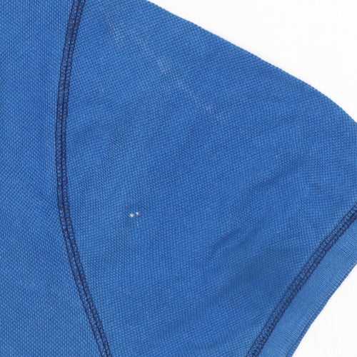 Tog Twenty Four Men's Blue Cotton Short Sleeve Polo Shirt M