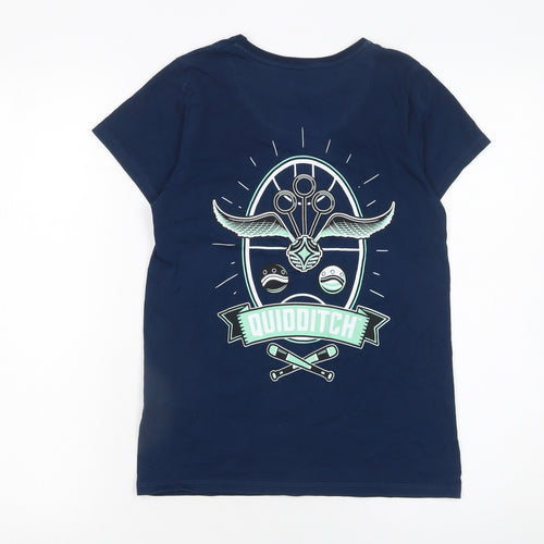Harry Potter Girls Blue Quidditch T-Shirt 12-13 Years Character.com