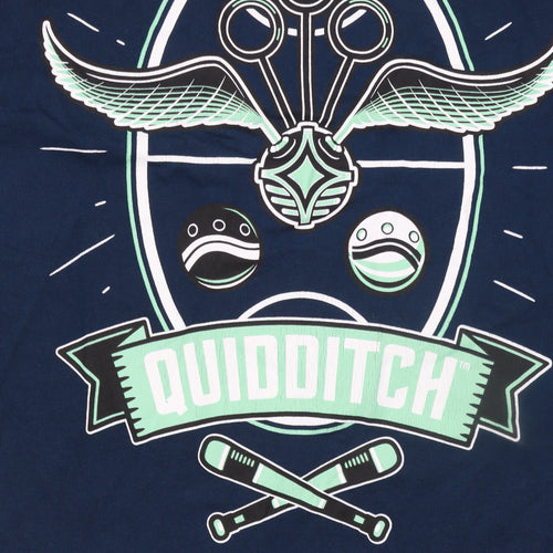 Harry Potter Girls Blue Quidditch T-Shirt 12-13 Years Character.com