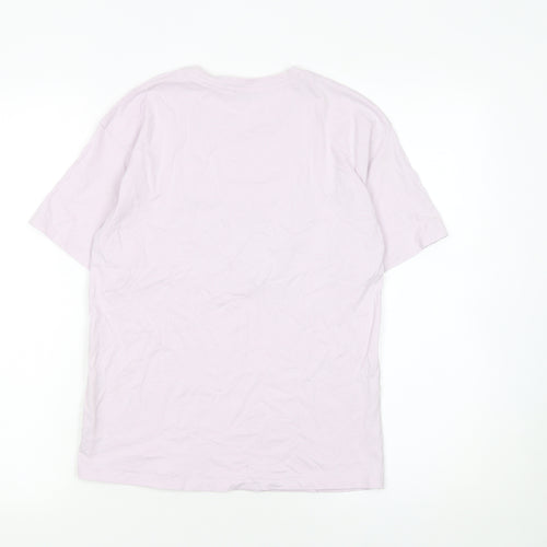George Girls Pink Stitch Disney T-Shirt 13-14 Years Cotton Casual Top