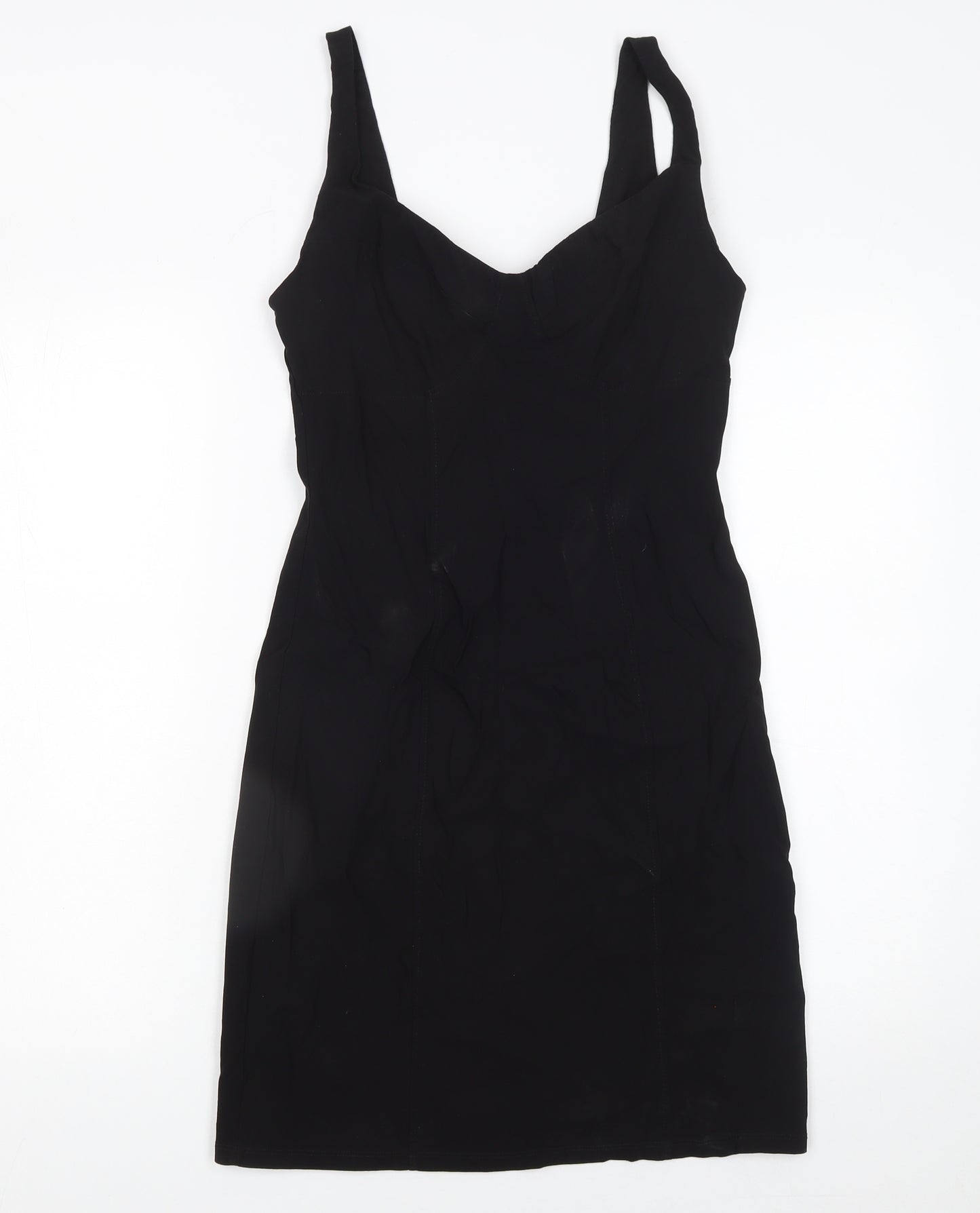 Primark Women’s Black Size 12 Bodycon Knee Length Sleeveless Dress