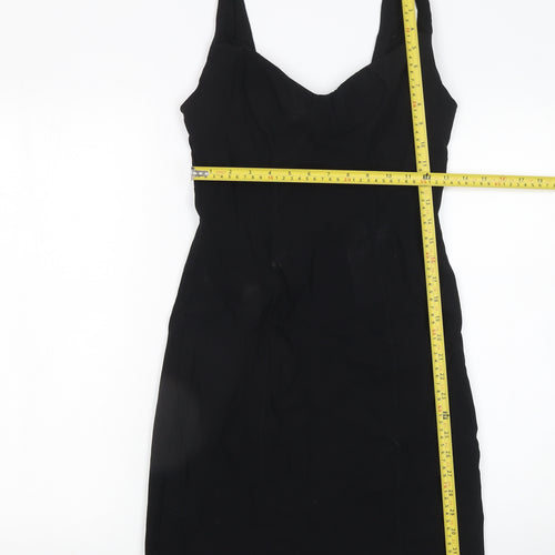Primark Women’s Black Size 12 Bodycon Knee Length Sleeveless Dress
