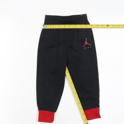 Nike Jordan Black Jogger Trousers Unisex Baby 24 Months Sportswear