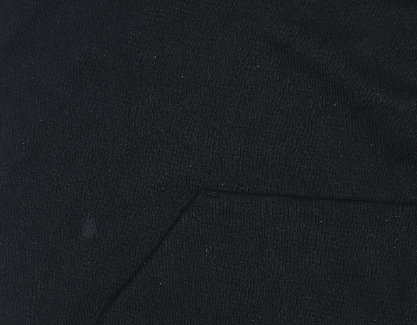 Lonsdale Women Black 1/4 Zip Hoodie Size 12 Cotton Blend