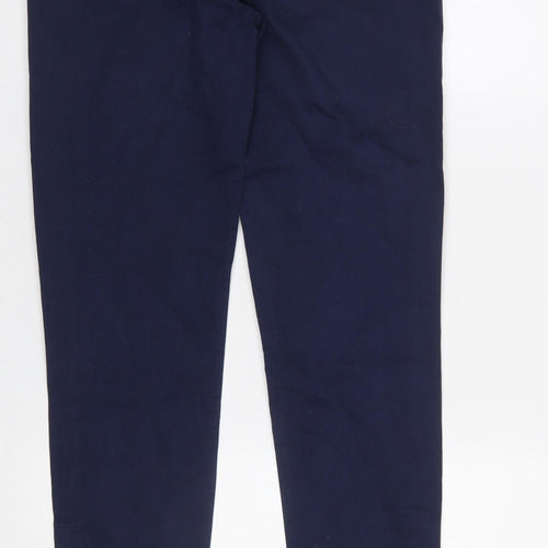 Tommy Hilfiger Womens Blue Size 6 Slim Fit Ankle Zip Jeans