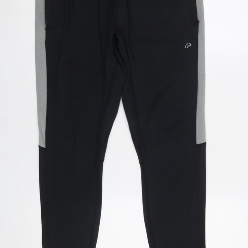 MP Women's Black Active Jogger Trousers Size S Polyester Blend