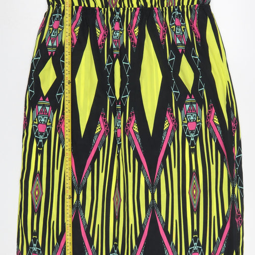 River Island Womens Multicoloured Size 16 Sleeveless Shift Dress