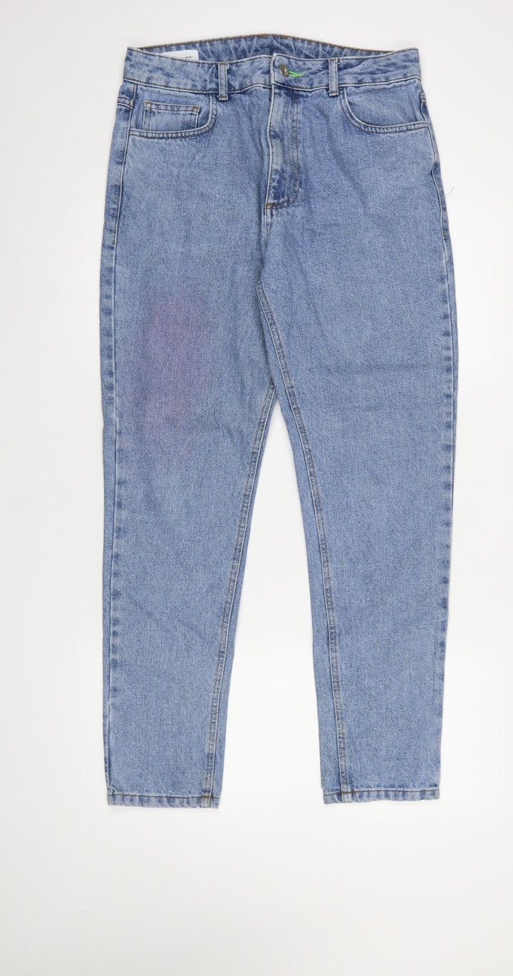 Collusion Men's Blue Tapered Jeans W32 L32 100% Cotton Denim