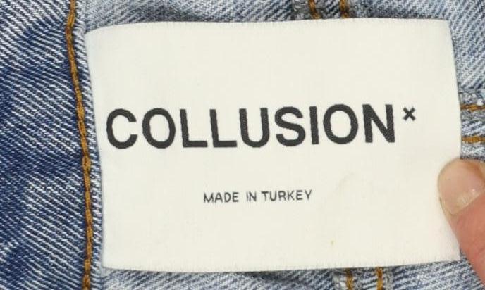 Collusion Men's Blue Tapered Jeans W32 L32 100% Cotton Denim