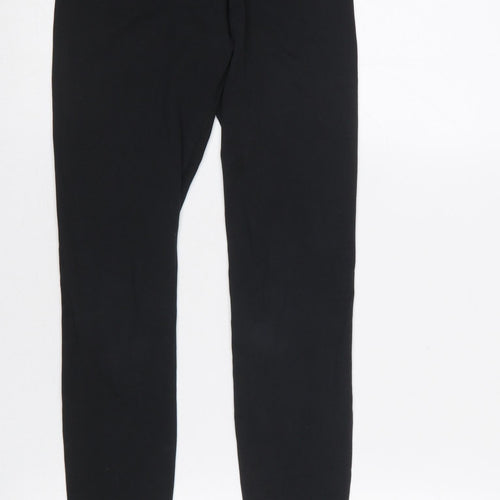 Nike Womens Black XS Leggings Cotton Blend Stretch Activewear Trousers
