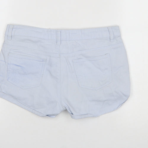 Denim Co. Women’s Blue Size 8 Hot Pants Cotton Stretch Casual Shorts