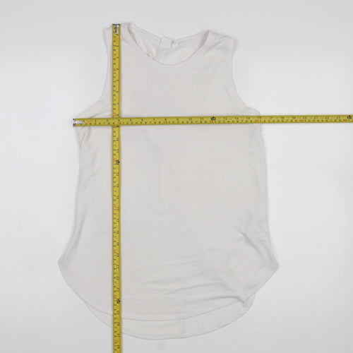 GAP Women’s Ivory Sleeveless Basic Tank Top Size S