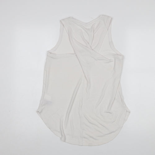 GAP Women’s Ivory Sleeveless Basic Tank Top Size S