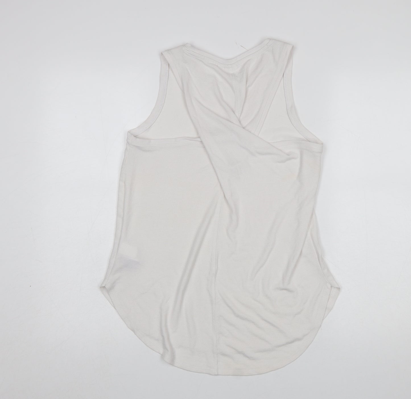 GAP Women’s Ivory Sleeveless Basic Tank Top Size S