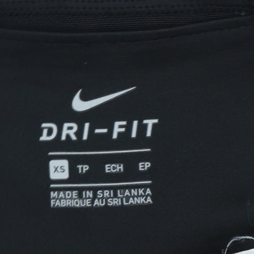 Nike Women's Black Dri-Fit XS Leggings for Running & Yoga