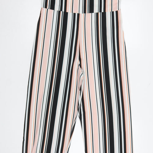 Lipsy London Girls Multicoloured Striped Off Shoulder Jumpsuit 14 Years