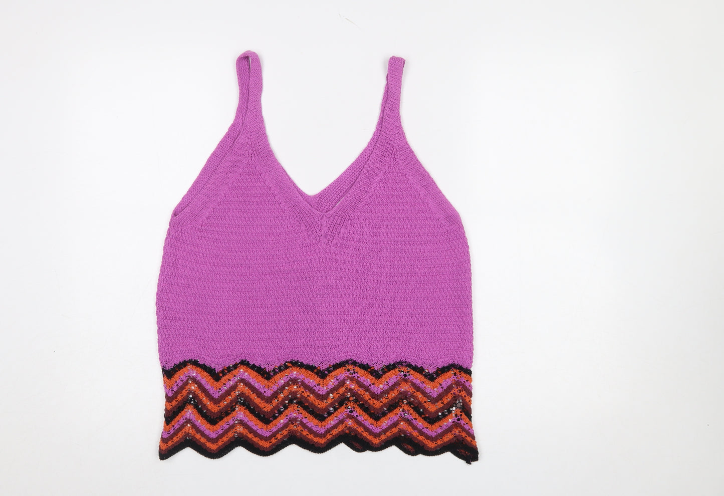 Gallery Women’s Purple Knit Camisole Tank Top M