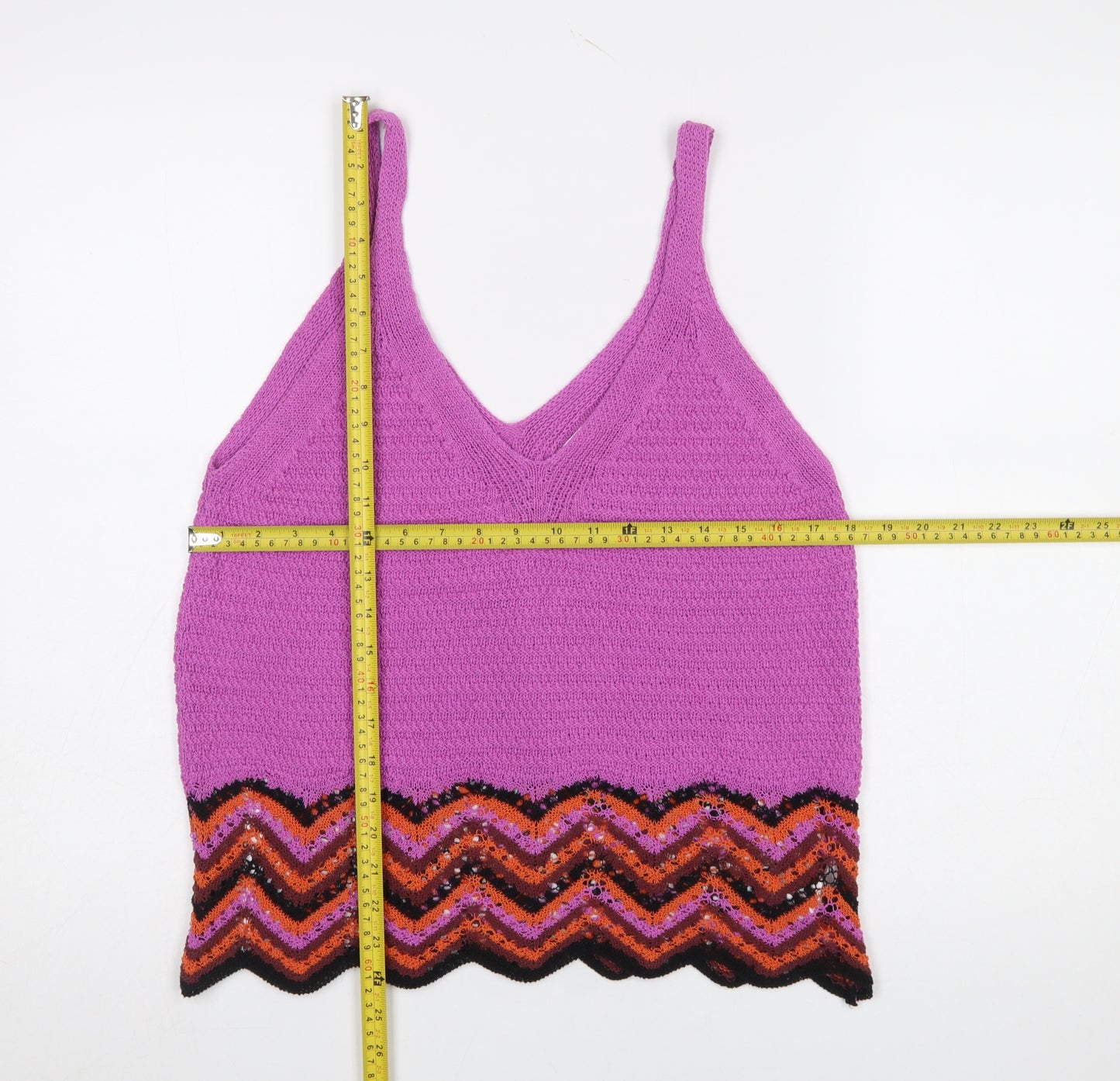 Gallery Women’s Purple Knit Camisole Tank Top M