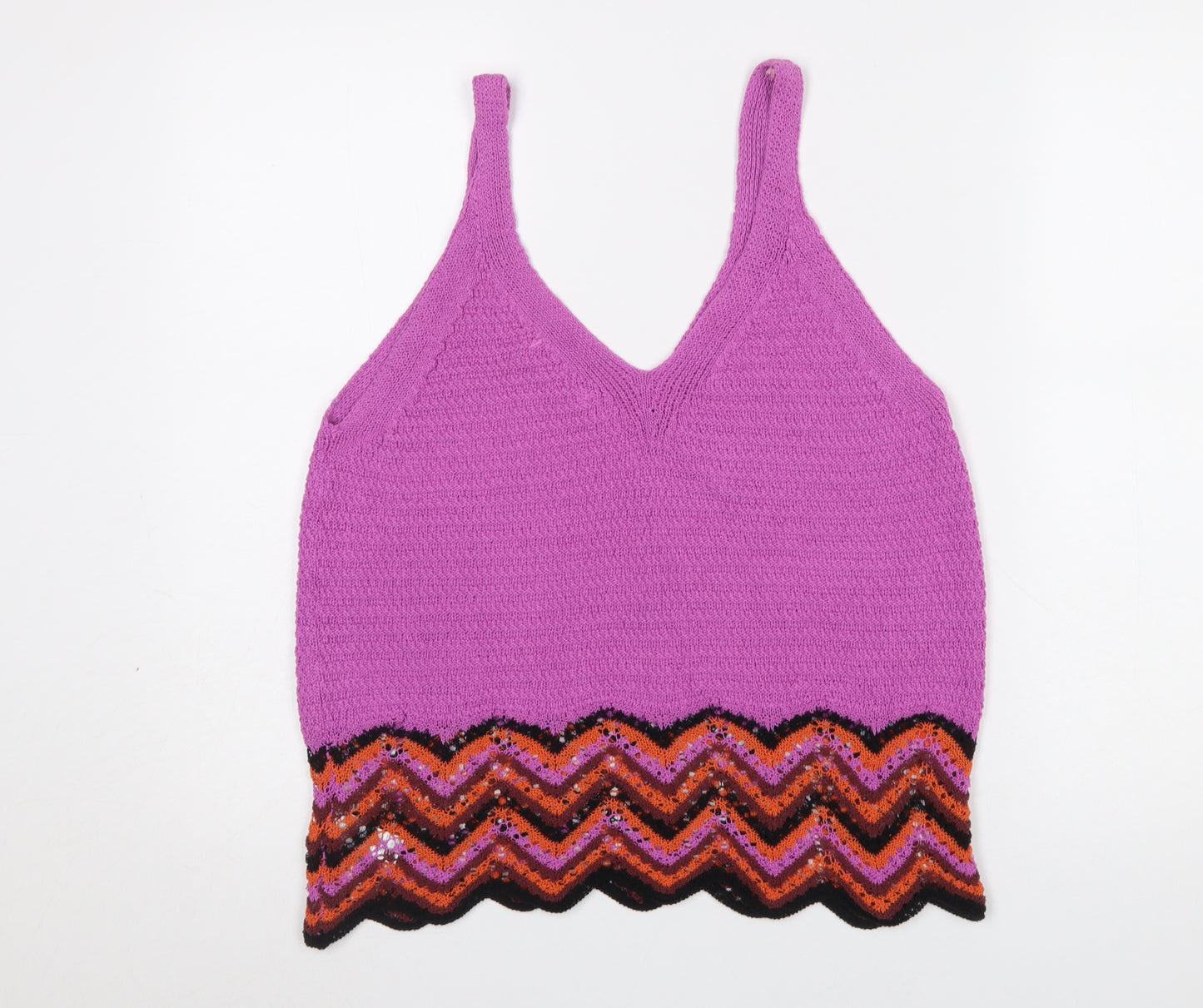 Gallery Women’s Purple Knit Camisole Tank Top M