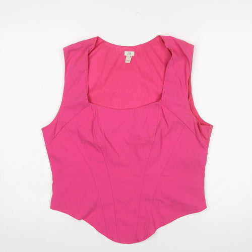 River Island Women’s Pink Sleeveless Camisole Blouse Size 18