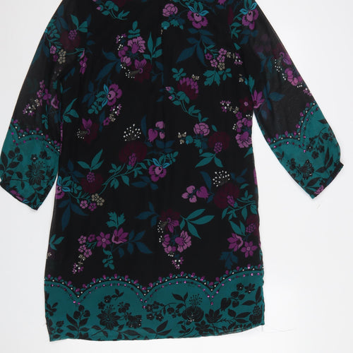 Debenhams Women’s Multicoloured Floral Shift Dress Size 12