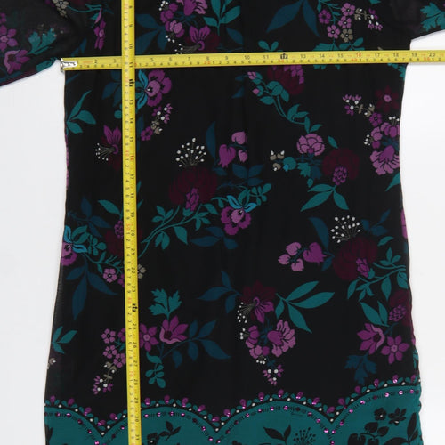 Debenhams Women’s Multicoloured Floral Shift Dress Size 12