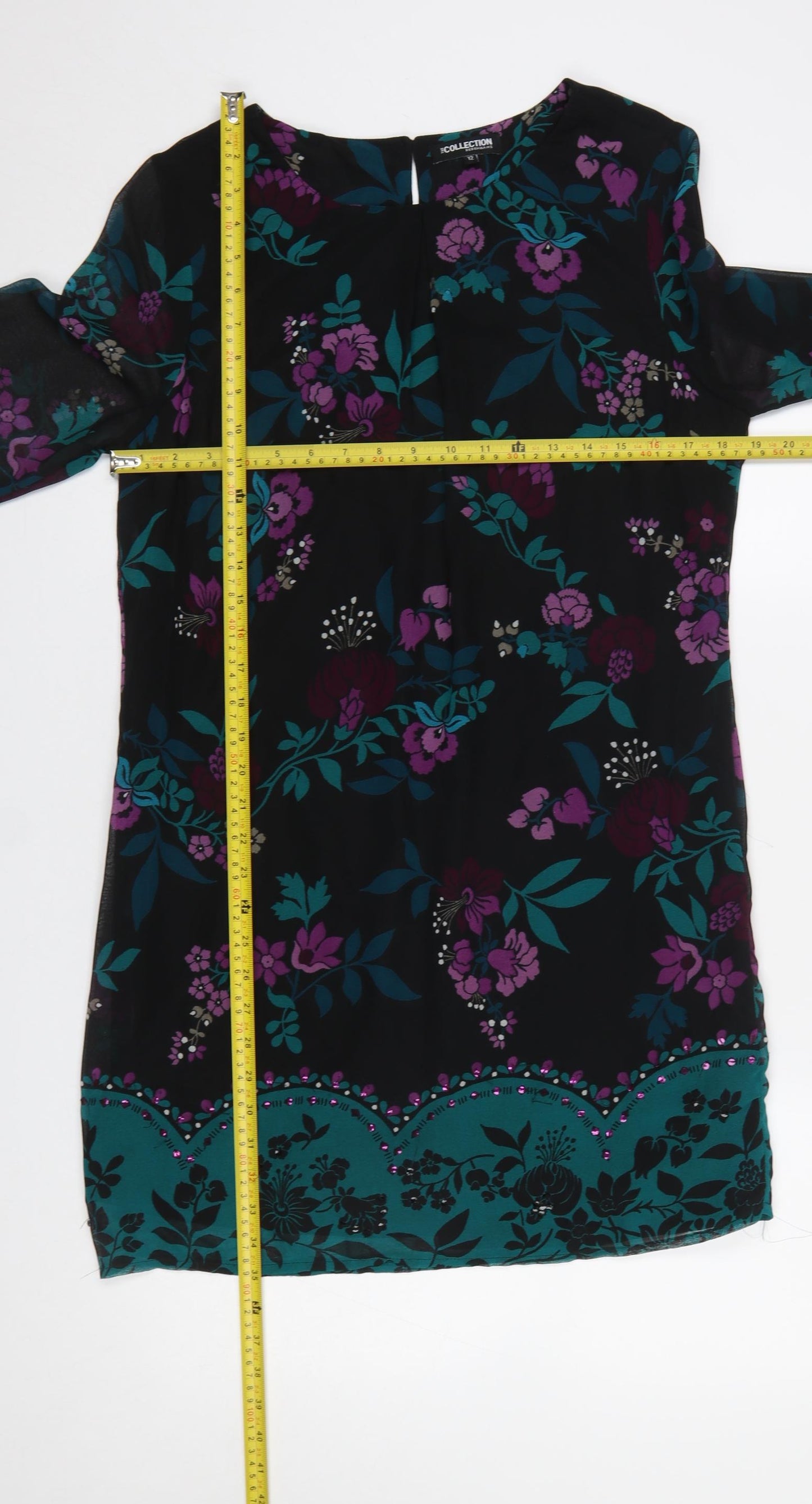Debenhams Women’s Multicoloured Floral Shift Dress Size 12