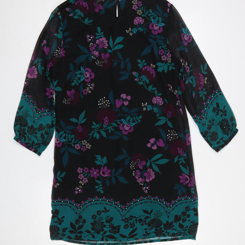 Debenhams Women’s Multicoloured Floral Shift Dress Size 12