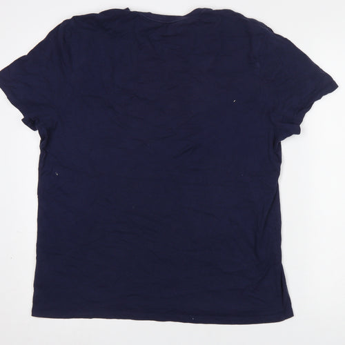 Tommy Hilfiger Denim Men's Blue Graphic T-Shirt Size M