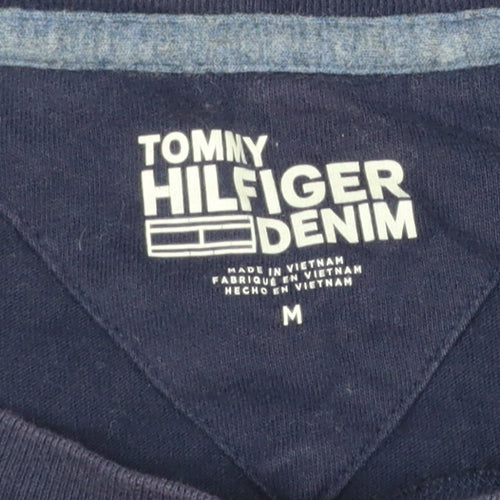 Tommy Hilfiger Denim Men's Blue Graphic T-Shirt Size M
