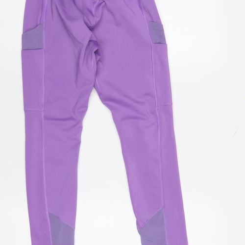 MP Women's Purple Gym Leggings Size S Stretch Activewear