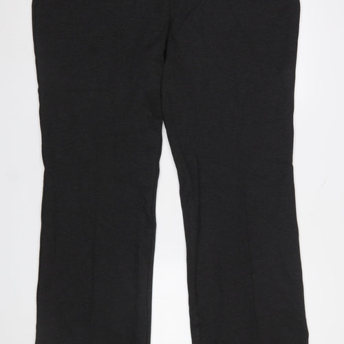 Anne Klein Women’s Black 2XL Straight Leg Stretch Dress Trousers