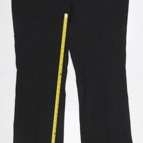 Anne Klein Women’s Black 2XL Straight Leg Stretch Dress Trousers