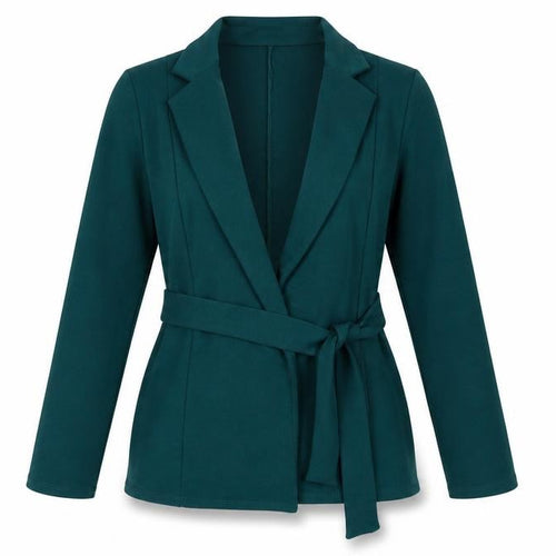 ASOS DESIGN Women’s Green Belted Blazer Jacket UK 10 Regular Fit