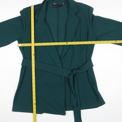 ASOS DESIGN Women’s Green Belted Blazer Jacket UK 10 Regular Fit