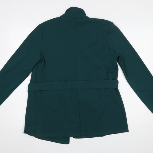ASOS DESIGN Women’s Green Belted Blazer Jacket UK 10 Regular Fit