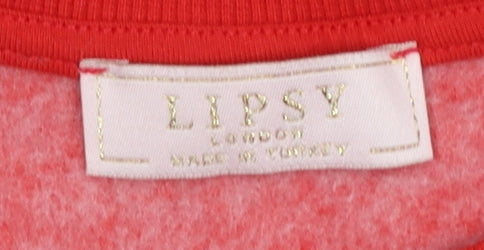 Lipsy Girls Red Sequin Penguin Christmas Pullover Sweatshirt 11-12 Years