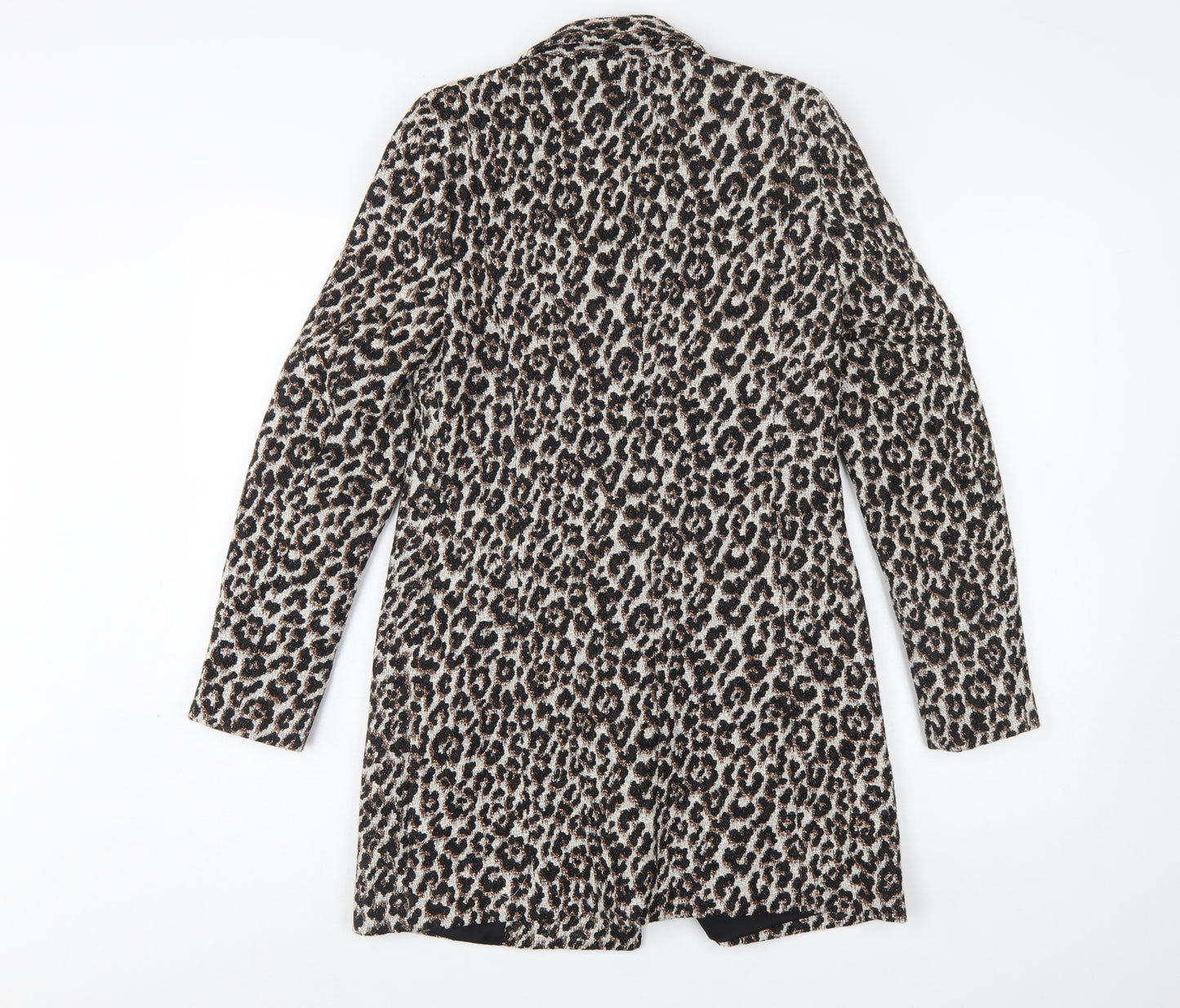River Island Women Brown Leopard Print Blazer Size 6