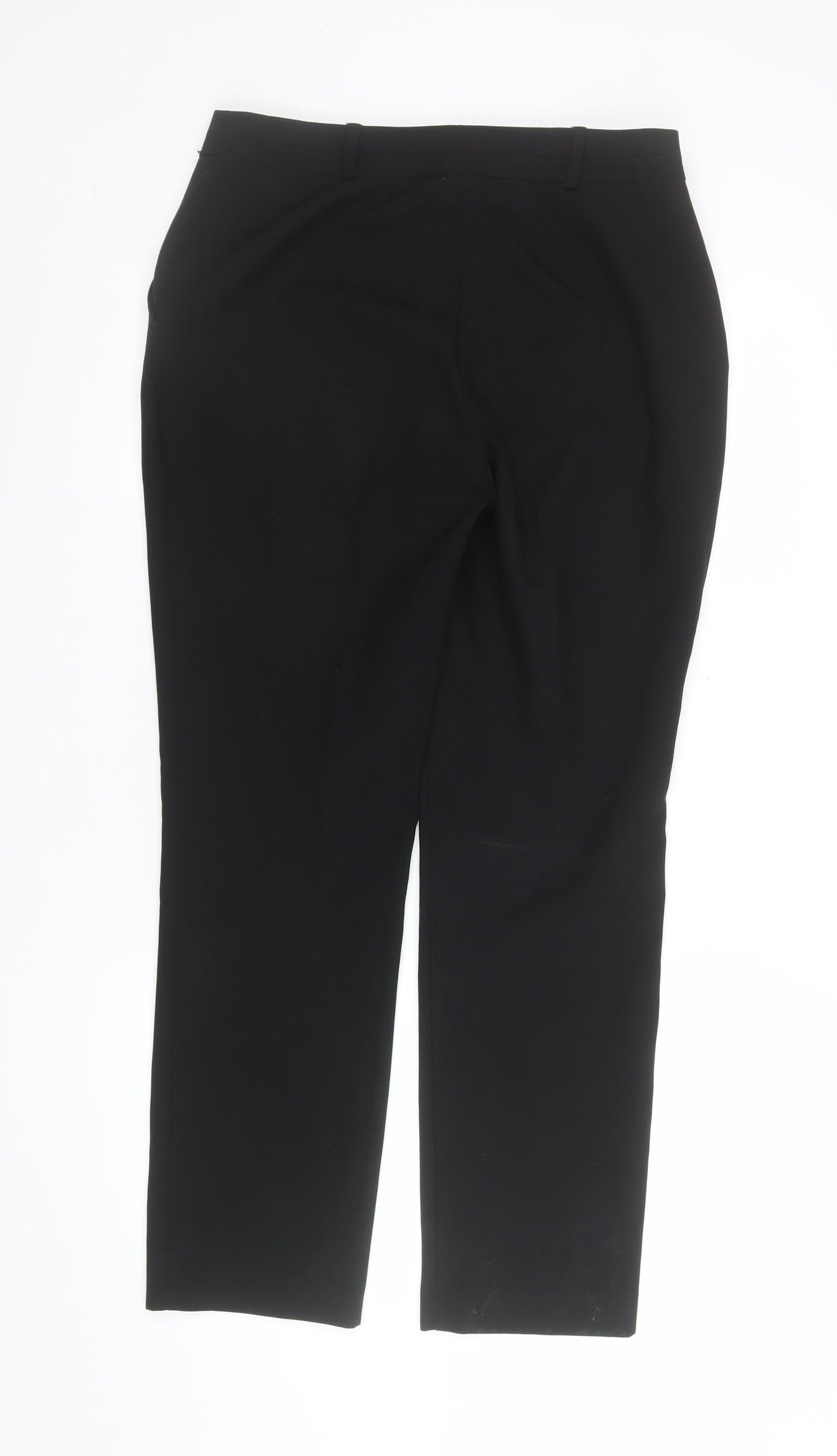 Dunnes Stores Womens Black Size 10 Straight Leg Trousers