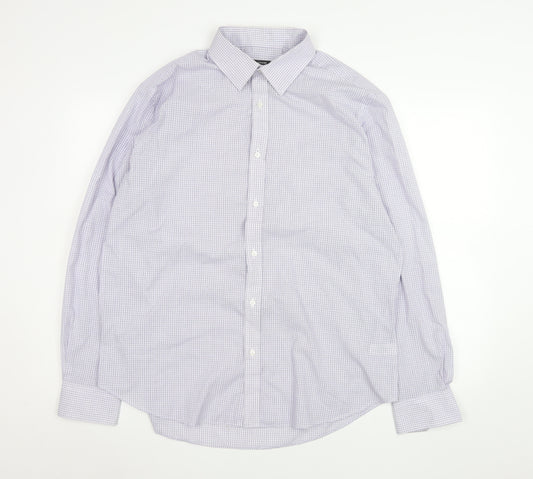 George Mens Purple Dress Shirt Size 17 Preworn George Mens Purple Dress Shirt Size 17 Preworn