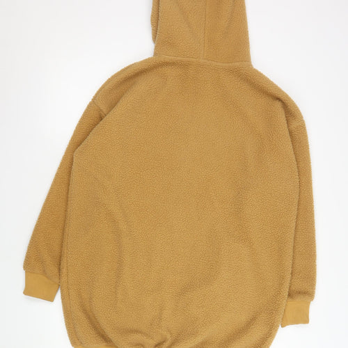 Simply Be Women’s Beige Fleece Hooded Zip Jacket Size 12