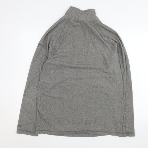 Trespass Men's Grey 1/2 Zip Pullover Sweatshirt L Outdoor Hiking Top