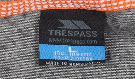 Trespass Men's Grey 1/2 Zip Pullover Sweatshirt L Outdoor Hiking Top